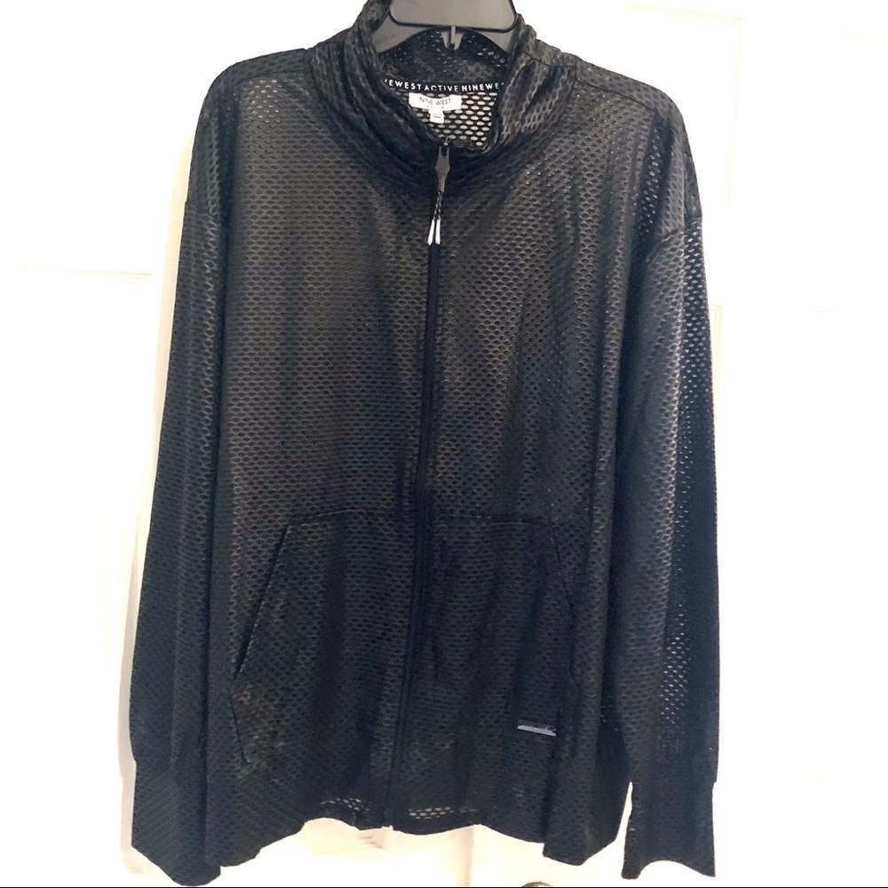 Black Nine West Active Jacket. 2X Plus. NWT